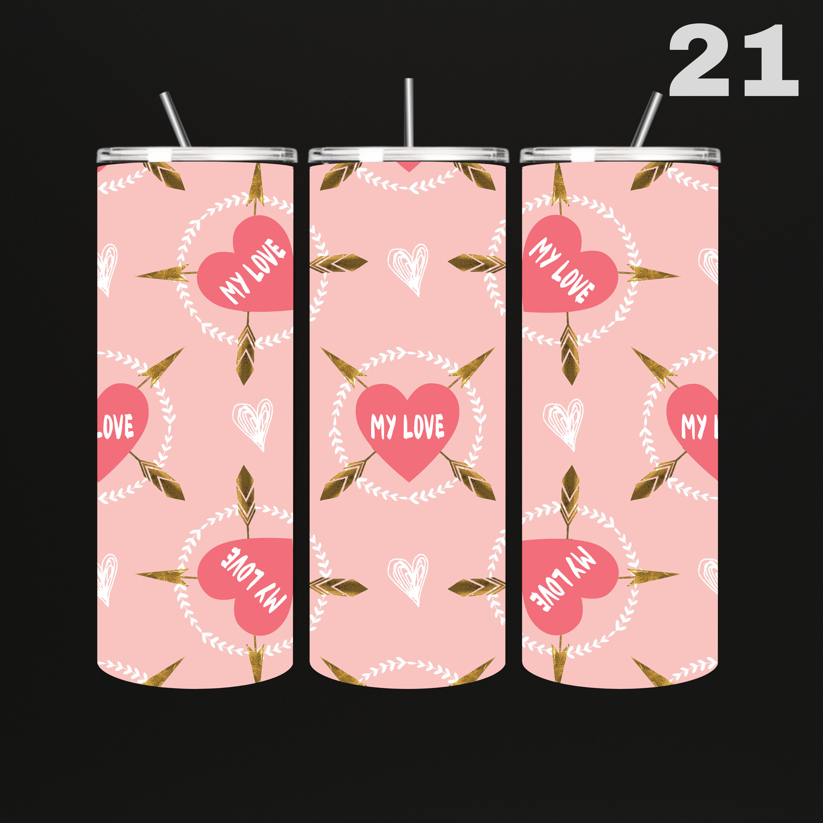Tumblers Hartjes