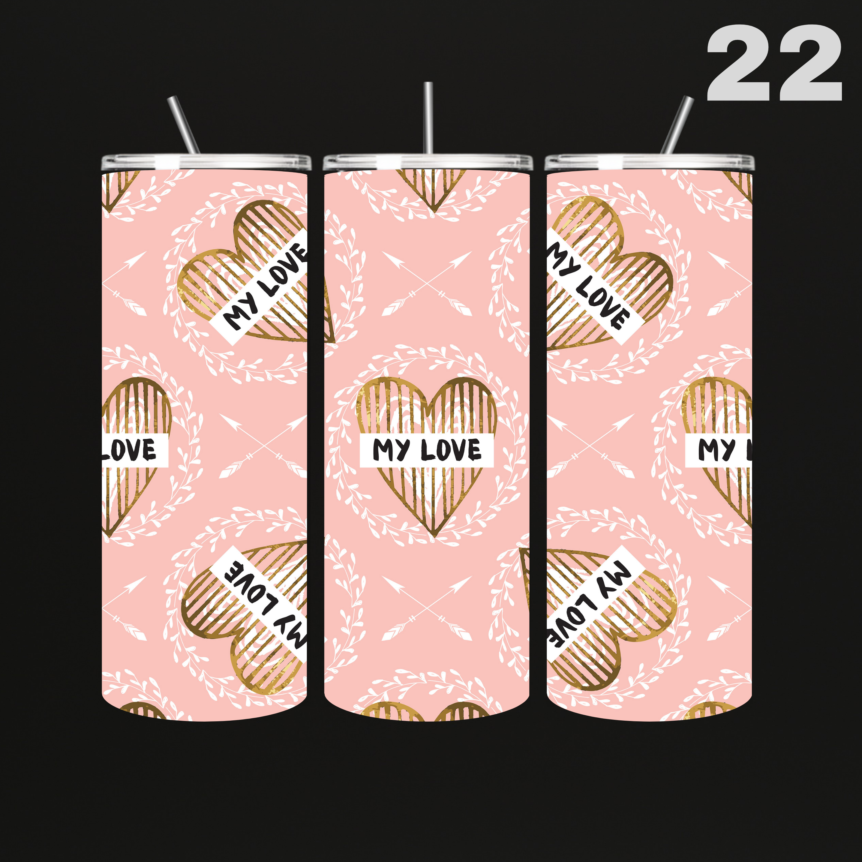 Tumblers Hartjes