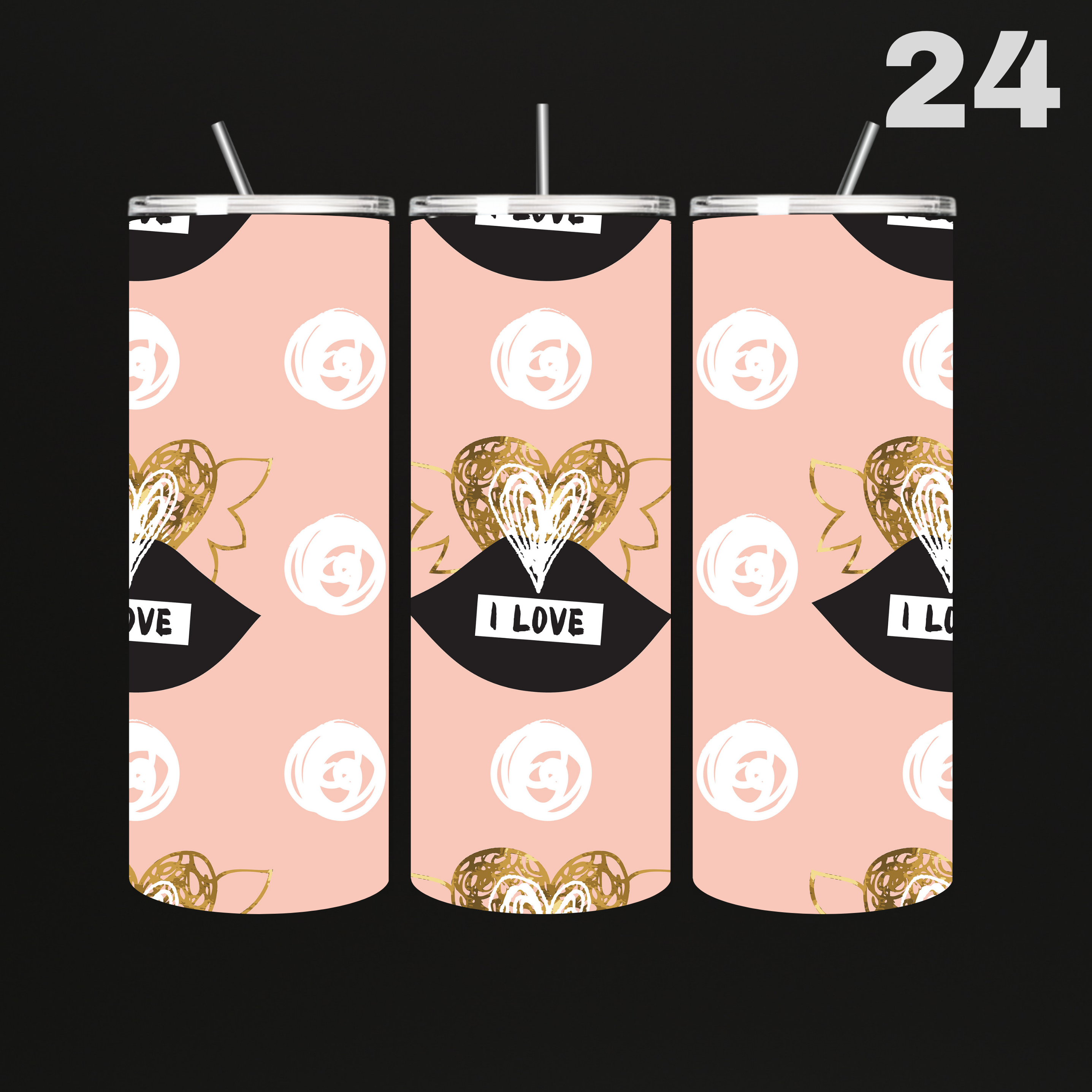 Tumblers Hartjes