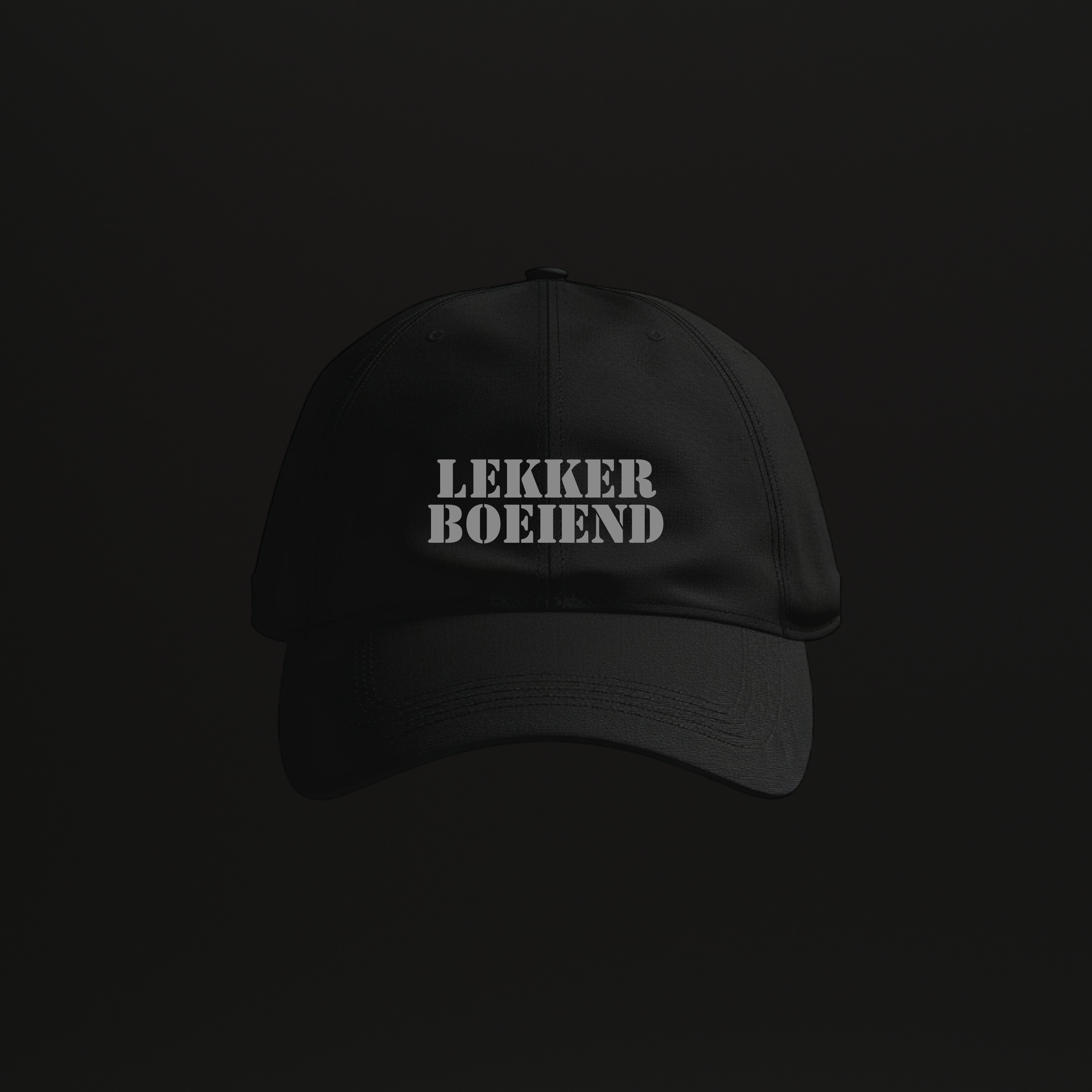 LGS Densie Team Dino Baseball Pet Lekker Boeiend Zwart