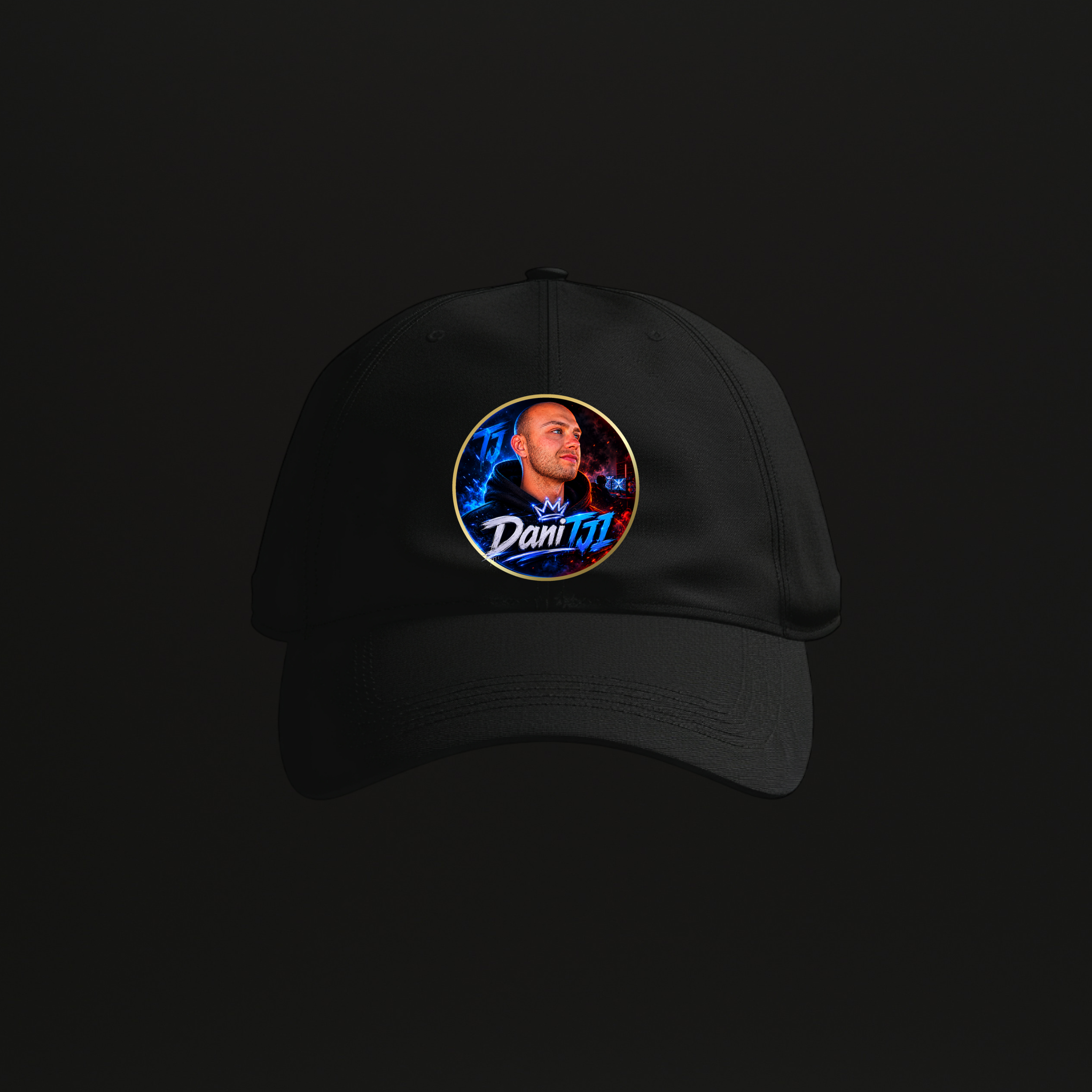DaniTJ1 Baseball Pet Zwart