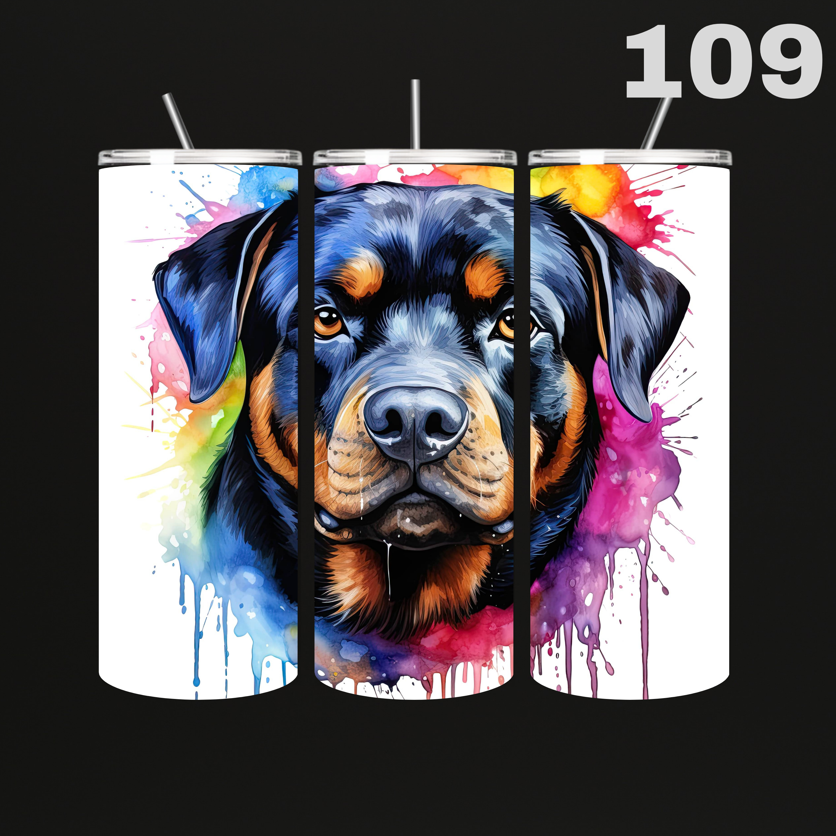 Tumbler Hond Olie