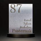 Naam & Huisnummer bord