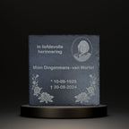 Gedenkbord op Leisteen