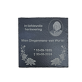 Gedenkbord op Leisteen