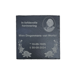 Gedenkbord op Leisteen
