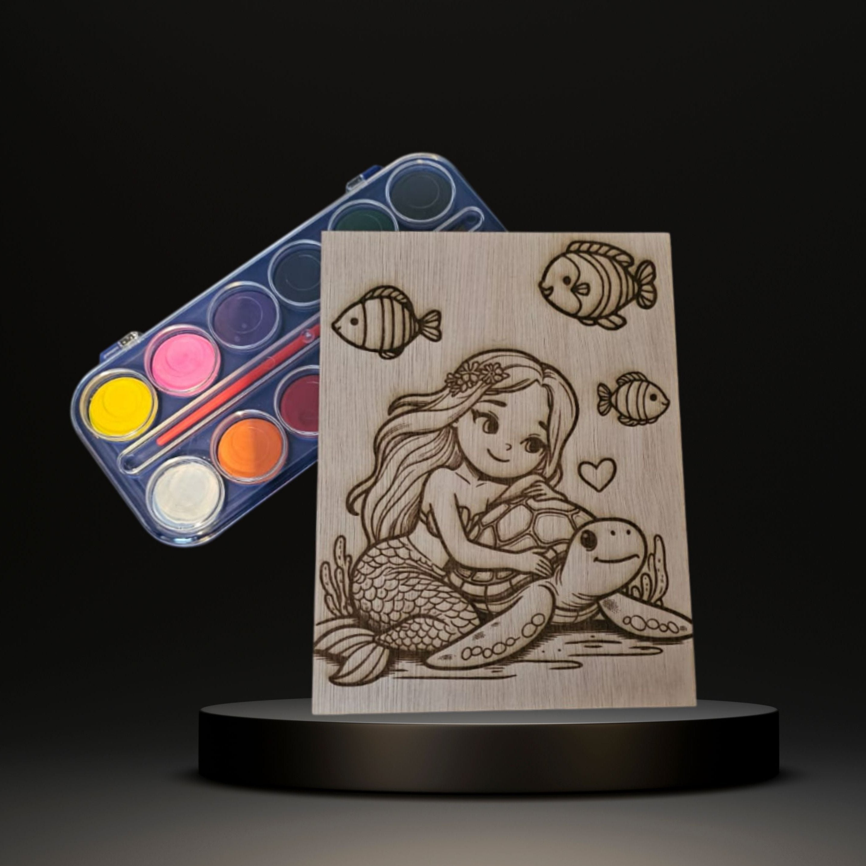 Set Houten kleurplaten