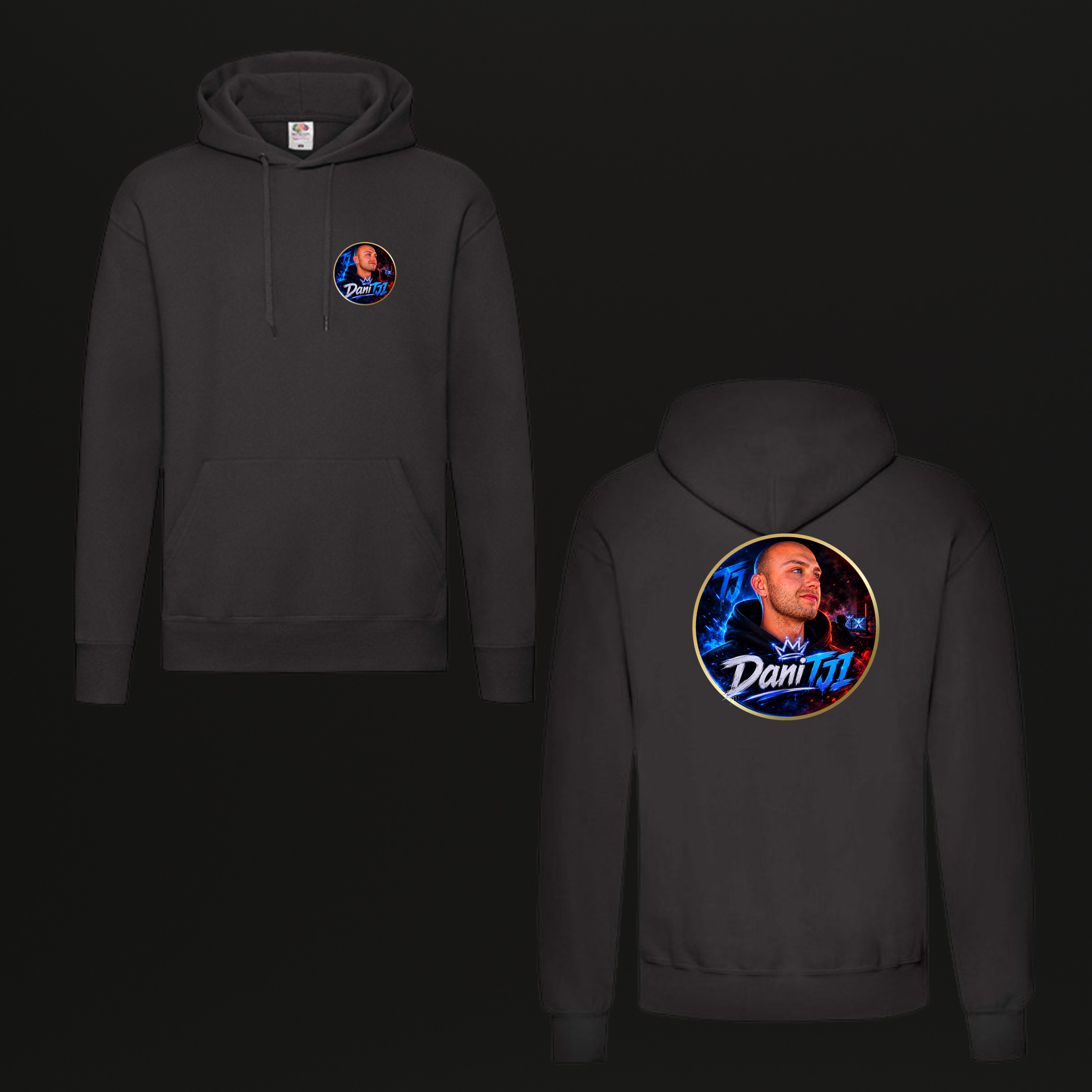 DaniTJ1 Hoodie zwart
