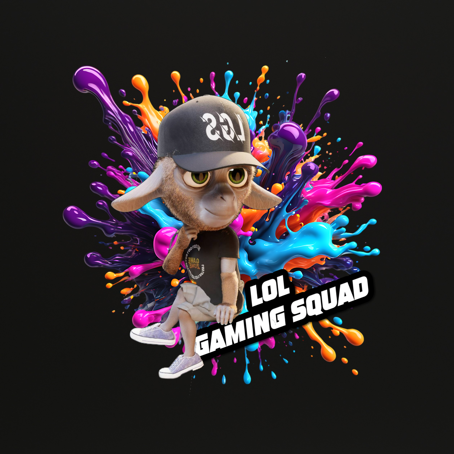 Pet LOL Gaming Squad Rood